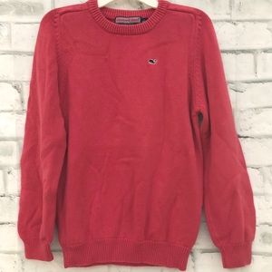 Vineyard Vines Coral Pullover Sweater Large